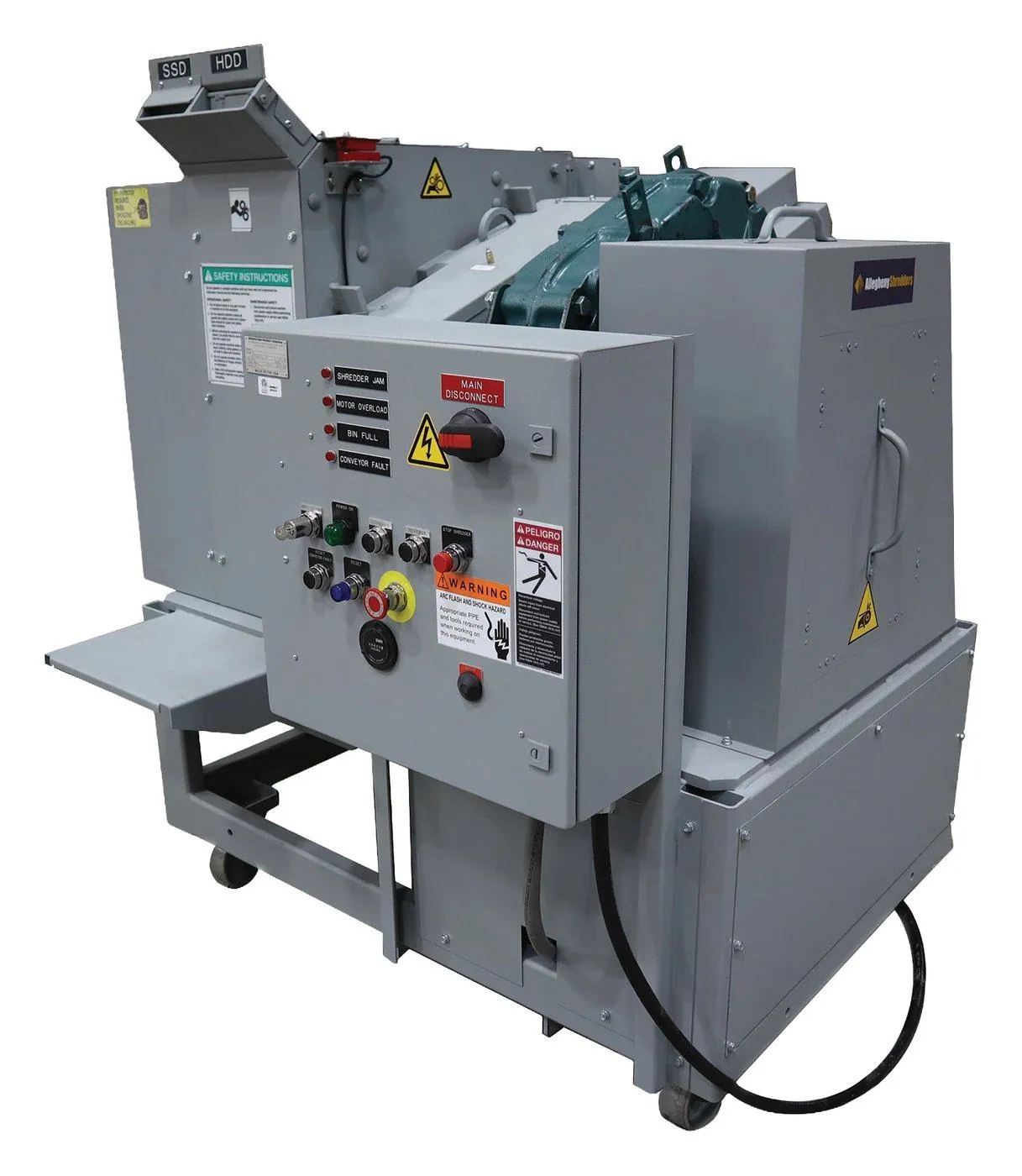 Allegheny Shredders SelecShred 12HD20 HDD and SSD shredder