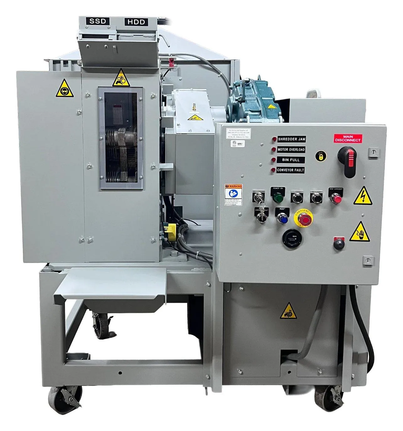 Allegheny Shredders SelecShred 12HD20 HDD and SSD shredder