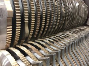 Closeup image of Industrial Shredder