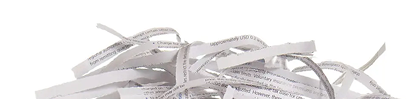 Shredded paper background